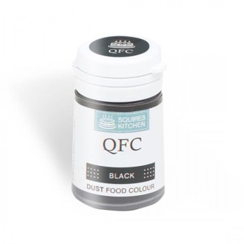 Σκόνη Χρώμα Squires Kitchen QFC Μαύρο 4g