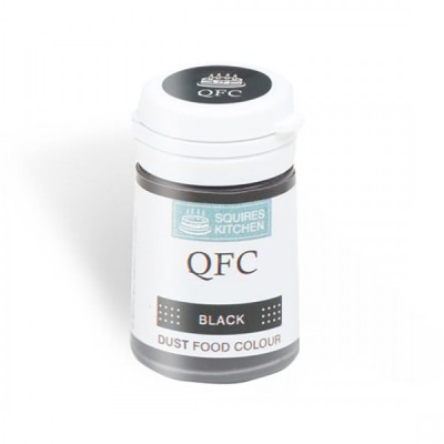 Χρώμα Ζαχαροπλαστικής Squires Kitchen QFC σε Σκόνη Μαύρο 4g