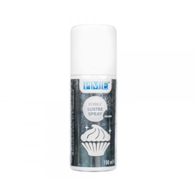 Χρώμα Ζαχαροπλαστικής Pme σε Spray Μεταλλικό Ασημί 100ml