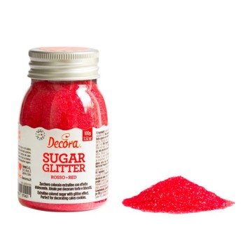 Glitter Decora Κόκκινο 100g