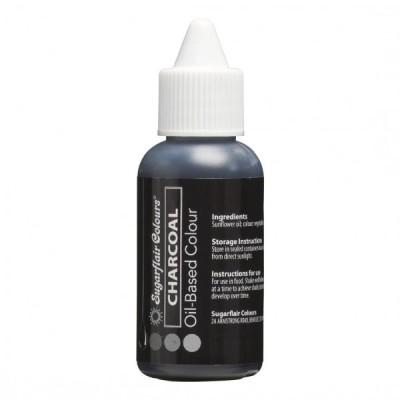 Υγρό Χρώμα Ζαχαροπλαστικής Sugarflair Universal Μαύρο (Charcoal) 30ml