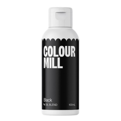 Χρώμα Σοκολάτας Μαύρο Colour Mill 100ml
