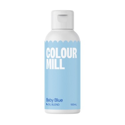 Χρώμα Σοκολάτας Γαλάζιο (Baby Blue) 100ml Colour Mill