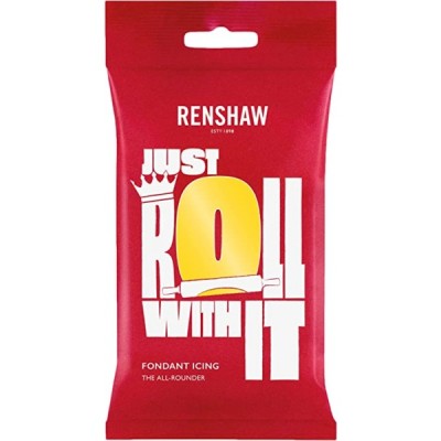 Πάστα Ζάχαρης Renshaw Fondant Κίτρινο 1Kg