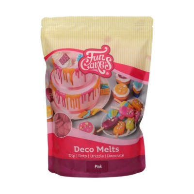 Candy Deco Melts Ροζ Funcakes 1kg