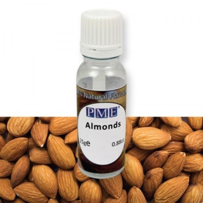 Άρωμα Ζαχαροπλαστικής PME Αμύγδαλο 25g (100% Φυσική)