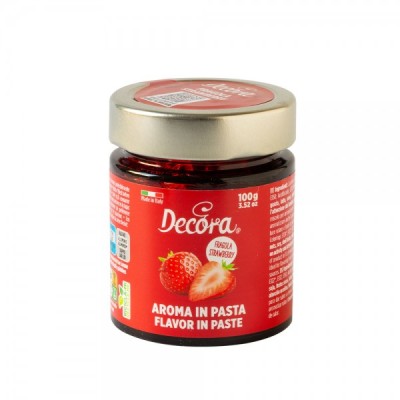 Άρωμα Ζαχαροπλαστικής Decora σε Πάστα Φράουλα 100gr