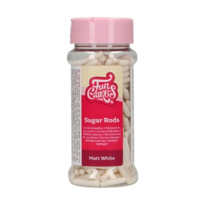 Κας Κας Μπαστουνάκια Λευκά Funcakes 70gr