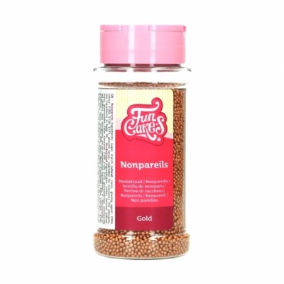 Κας Κας Μίνι Χρυσό Μεταλλικό Funcakes 80gr