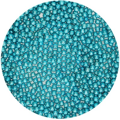Πέρλες Γαλάζιες Μεταλλικές 4mm 80gr.