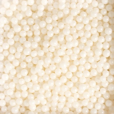 Βρώσιμες Πέρλες Λευκές 5mm 1kg