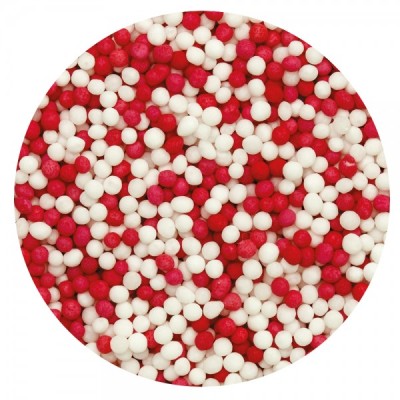 Κας Κας Πέρλες Μίνι Άσπρες και Κόκκινες 1,5mm 1Kg