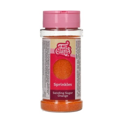 Ζάχαρη Sanding Πορτοκαλί Funcakes 80gr