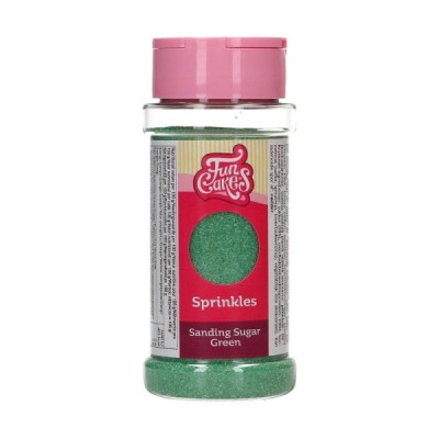 Ζάχαρη Sanding Πράσινη Funcakes 80gr
