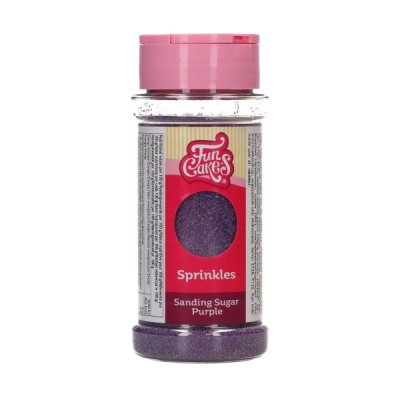 Ζάχαρη Sanding Μώβ Funcakes 80gr
