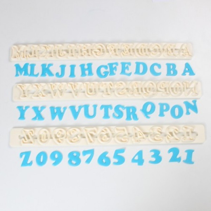 Κουπάτ Tappit Γράμματα & Αριθμοί Art Deco Κεφαλαία x3 20mm