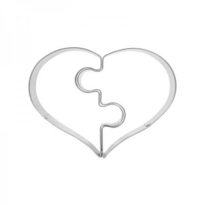 Κουπάτ Μεταλλική Καρδιά Παζλ 7,9x5,5εκ.