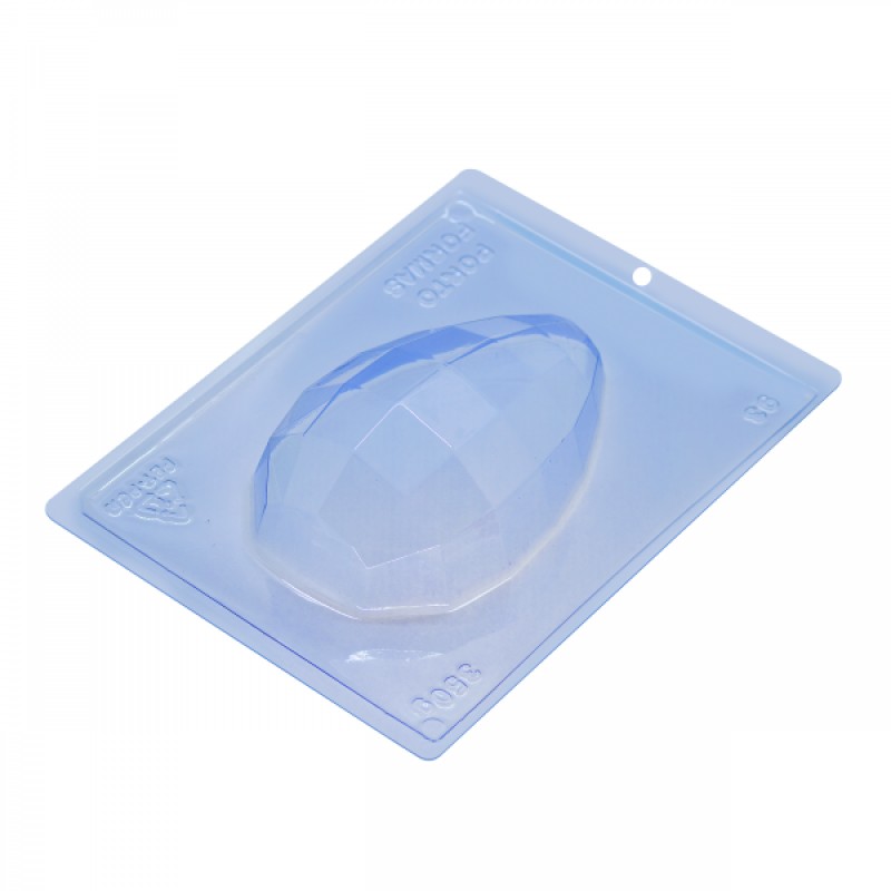 Καλούπι Πλαστικό 3D Αυγό Γεωμετρικό 3 τμημάτων 155x103x46mm
