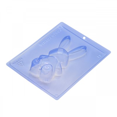 Καλούπι Πλαστικό 3D Λαγός 3 τμημάτων 170x77x30mm