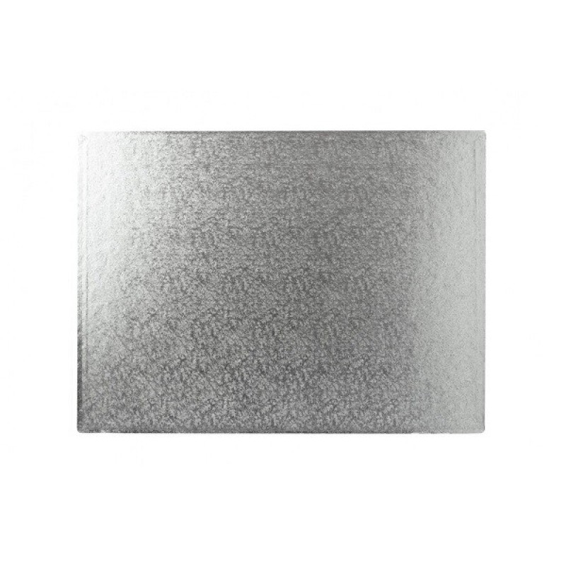 Δίσκος Παραλληλόγραμμος 1.3cm Ασημί 45x35cm Δίσκος Παραλληλόγραμμος 1.3cm Ασημί 45x35cm