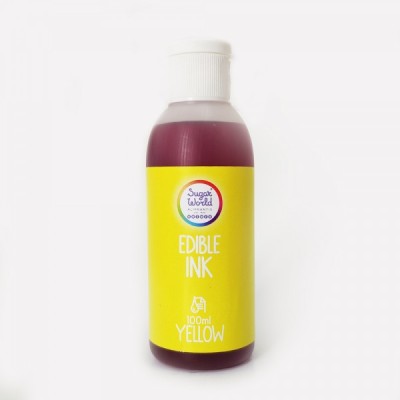 Βρώσιμο Μελάνι εκτυπωτή Sugarworld Refill Κίτρινο 100ml