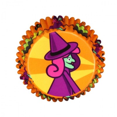 Καραμελόχαρτα Halloween Μάγισσες Ø50x28mm x30 Foil PME