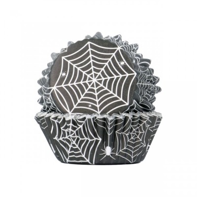 Καραμελόχαρτα Halloween Ιστός Αράχνης Foil Ø50x28mm 30 τεμάχια
