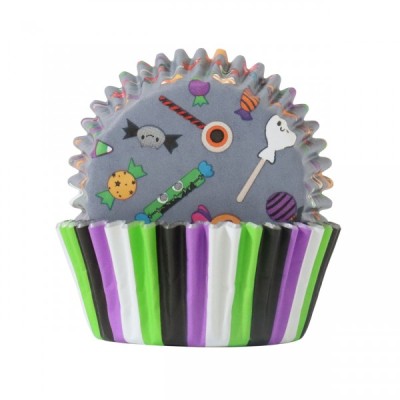Καραμελόχαρτα Halloween Trick or Treat (2 Σχέδια) Foil Ø52x30mm x60 PME