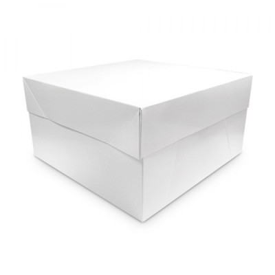 Κουτί Τούρτας Λευκό 25x25x15cm