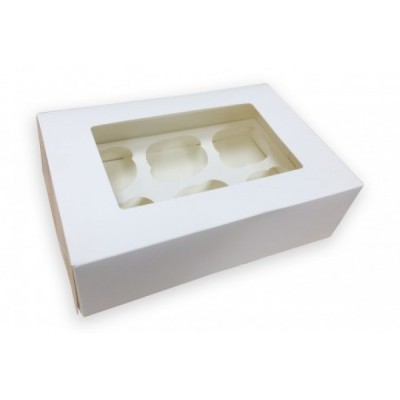 Κουτί Cupcake (6 Θέσεις) 24x16x7.5cm