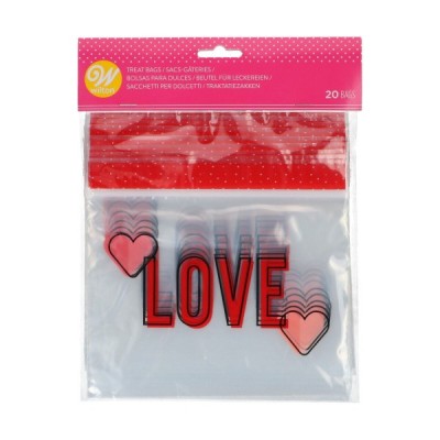 Σακούλα Επανασφραγιζόμενη Love 19x23,8cm. x20