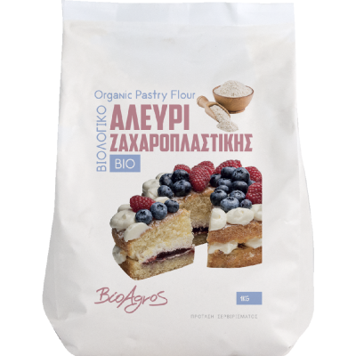 Αλεύρι Ζαχαροπλαστικής 1kg Βιοαγρός Bio Βιοαγρός