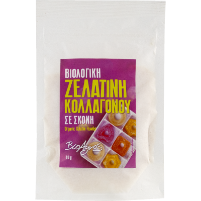 Ζελατίνη σε σκόνη 80g Bio Βιοαγρός