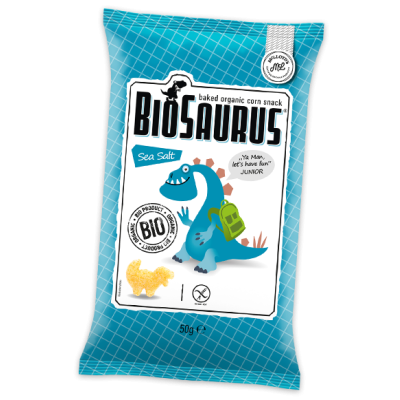 Βιολογικά Vegan Γαριδάκια με Αλάτι Biosaurus 50g McLloyd's 