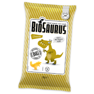 Βιολογικά Γαριδάκια με Τυρί Biosaurus 50g McLloyd's 
