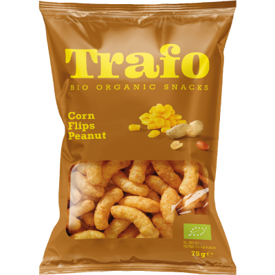 Γαριδάκια με Καλαμπόκι & Φυστίκι 75g Trafo Bio Trafo