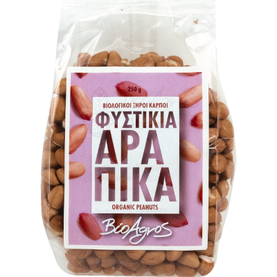 Βιολογικό Αράπικο Φυστίκι 250g Βιοαγρός 