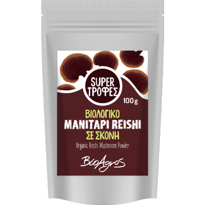 Βιολογικό Μανιτάρι Reishi σε σκόνη 100g Βιοαγρός 
