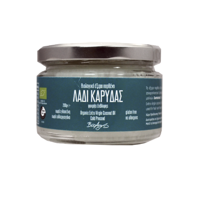 Βιολογικό Λάδι Καρύδας Παρθένο 200g Βιοαγρός