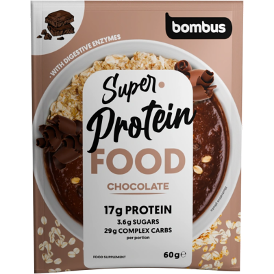 Πόριτζ Πρωτεΐνης με Σοκολάτα Bombus 60g  Πόριτζ Πρωτεΐνης με Σοκολάτα Bombus 60g