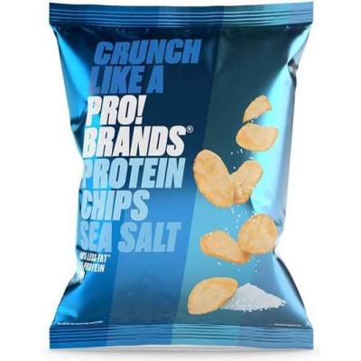 Chips Πρωτεΐνης με Θαλασσινό Αλάτι Pro Brands 50gr