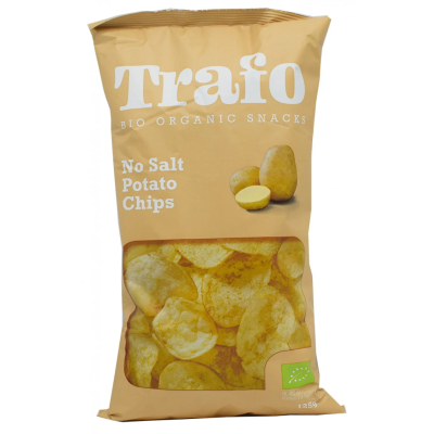 Βιολογικά Chips Πατάτας Χωρίς Αλάτι Trafo 125gr