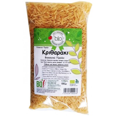Βιολογικό Κριθαράκι Μέτριο Bdl 500gr