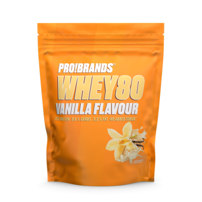 Πρωτεΐνη Whey 80% με Γεύση Βανίλια Pro Brands 500gr