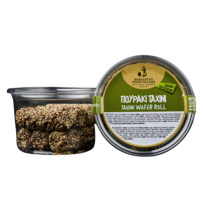 Πουράκια Γεμιστά με Ταχίνι Biscotti Tsoungari 210gr