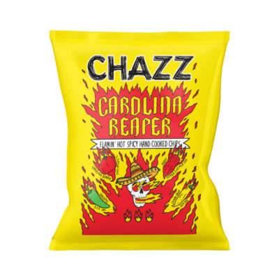 Chips με Γεύση Πιπεριά Carolina Reaper Chazz 50gr