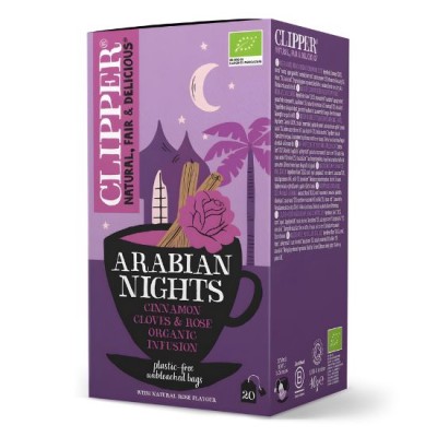 Βιολογικό Εκχύλισμα Κανέλας, Γαρύφαλου & Τριαντάφυλλου Clipper 20 Φακελάκια 40gr