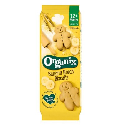 Βιολογικά Μπισκότα Banana Bread Organix +12 μηνών 135gr