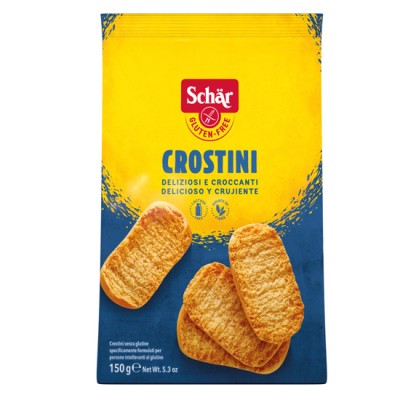 Παξιμαδάκια Crostini Χωρίς Γλουτένη Schar 150gr