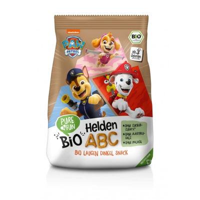 Βιολογικό Παιδικό Σνακ με Ντίνκελ Paw Patrol Pure & Fun 80gr